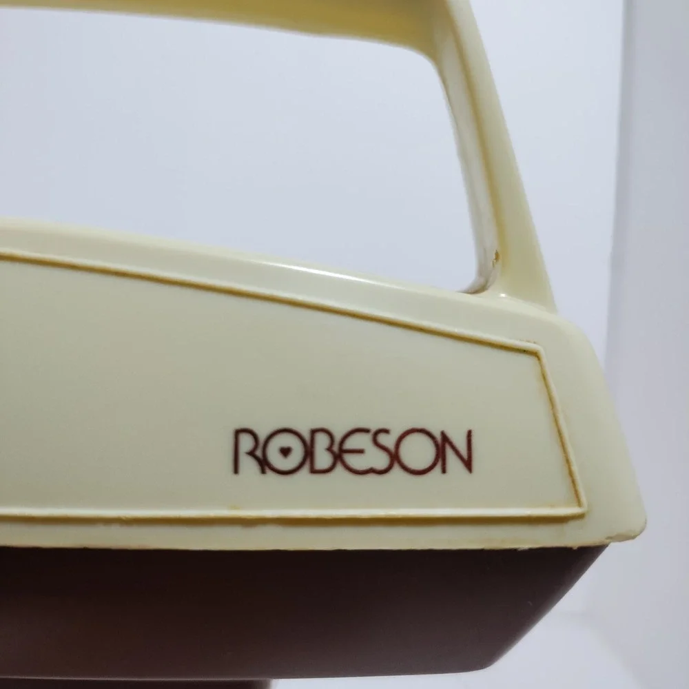 Vintage Robeson  Hand‎ Portable Mixer 3 Speeds Brown & Almond Tested And Working